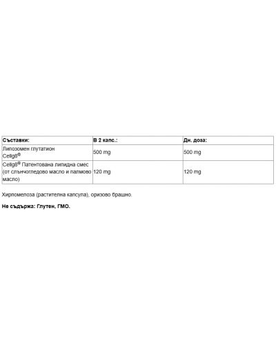Liposomal Glutathione, 500 mg, 60 kapsula, Double Wood | Ozone.hr