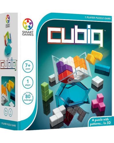 Logička igra Smart Games - Cubic, 3D slagalica s 80 izazova - 1