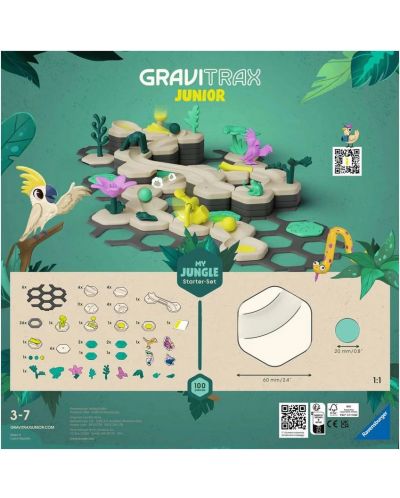 Logička igra Ravensburger GraviTrax Junior - Starter set L Džungla - 3