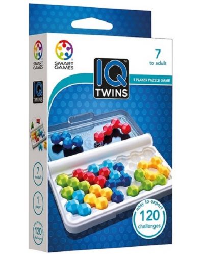 Logička igra Smart Games - IQ Twins, 120 izazova - 1
