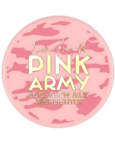 Lovely Highlighter-žele Pink Army Cool Glow, 9 g - 2