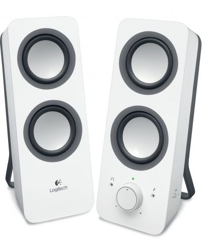 Audio sustav Logitech - Z200, 2.0, bijeli - 1