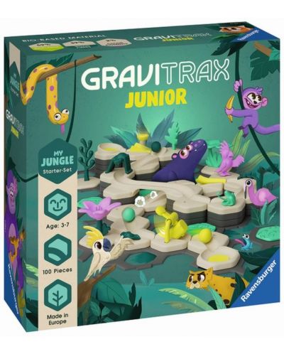 Logička igra Ravensburger GraviTrax Junior - Starter set L Džungla - 1