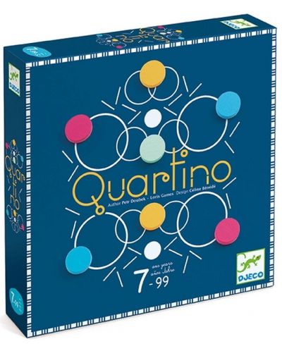 Logička igra sa žetonima u boji Djeco, Quartino - 1