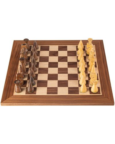 Luksuzni šah Manopoulos - modernistički, orah, 40 x 40 cm - 2