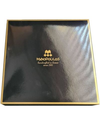 Luksuzni ručno rađeni šah Manopoulos, 20 x 20 cm, bordo - 5