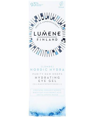 Lumene Lahde Hidratantni gel za oči Nordic Hydra, 15 ml - 2