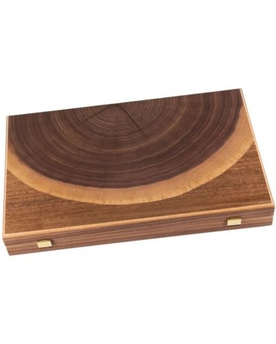 Luksuzni Backgammon od prirodnog orahovog drveta, 48 x 30 cm - 3