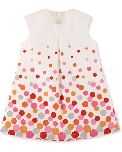 Ljetna pamučna haljinica za bebe Sterntaler - Točkasta, 68 cm, 5-6 mjeseci - 1