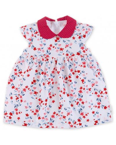 Ljetna pamučna haljinica za bebe Sterntaler - Sa cvjetovima, 86 cm, 12-18 mjeseci - 1