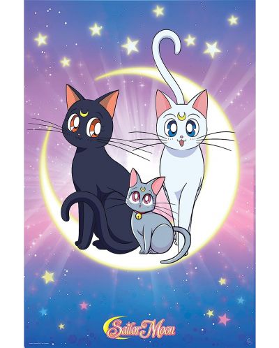 Maxi poster GB eye Animation: Sailor Moon - Luna, Artemis & Diana - 1