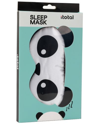 Maska za spavanje I-Total Panda - Crno-bijela - 4