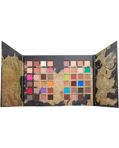 Makeup Revolution Game of Thrones Paleta sjenila za oči Westeros Map, 48 boja - 1