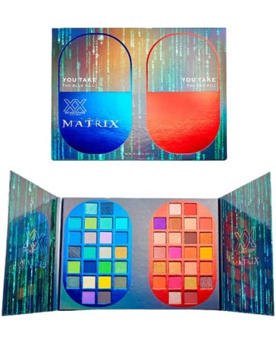Makeup Revolution The Matrix Paleta sjenila za oči XX Neo, 48 boja - 1