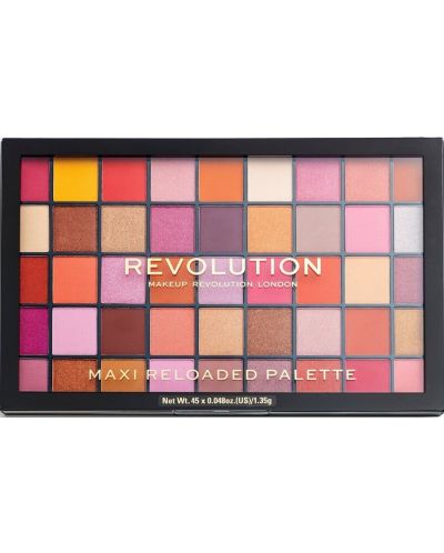Makeup Revolution Maxi Reloaded Paleta sjenila za oči Big Love, 45 boja - 1
