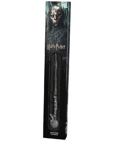 Čarobni štapić The Noble Collection Movies: Harry Potter - Death Eater Eater Skull, 38 cm - 2
