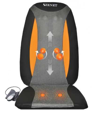 Sjedalo za masažu Zenet - Zet-824, 4 stupnja, crno - 2