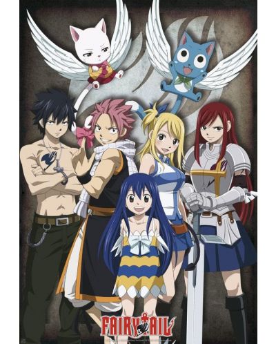 Maxi poster GB eye Animation: Fairy Tail - Magicians of the Fairy Tail Guild - 1