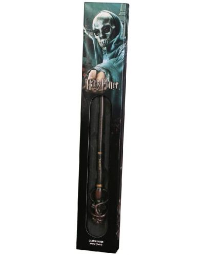 Čarobni štapić The Noble Collection Movies: Harry Potter - Death Eater Swirl, 38 cm - 2