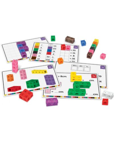 Matematičke kocke za sastavljanje Learning Resources - Stem, 100 komada - 1