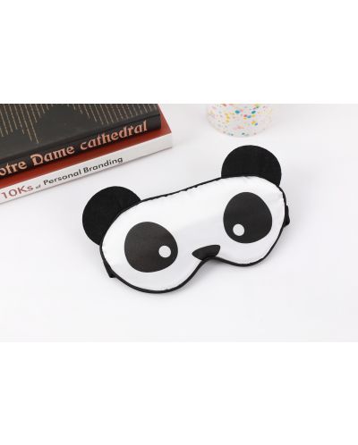 Maska za spavanje I-Total Panda - Crno-bijela - 2