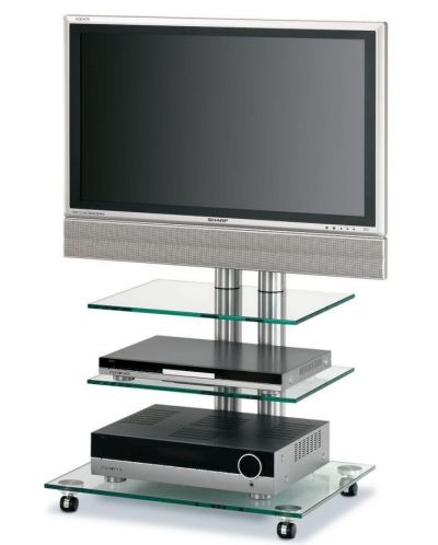 Stol za audio i video opremu Spectral - Panel PL 63, srebrnast - 1