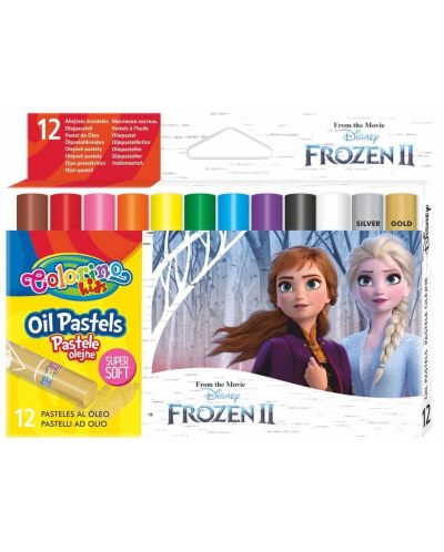 Uljane pastele Colorino Disney - Frozen II, 12 boja - 1