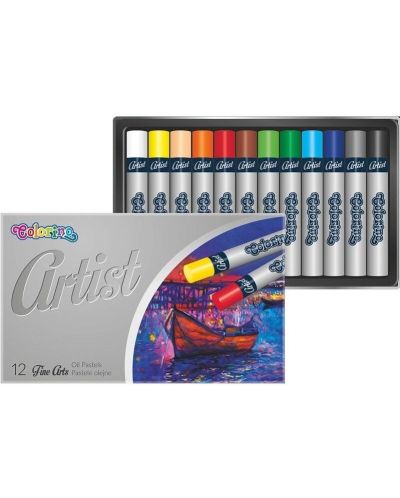 Uljane pastele Colorino Artist - 12 boja - 1