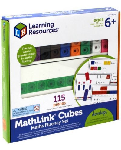 Matematičke kocke za sastavljanje Learning Resources - Stem, 100 komada - 2