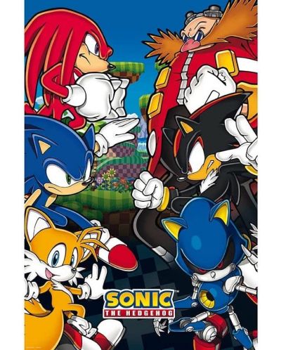 Maxi poster ABYstyle Games: Sonic The Hedgehog - Group - 1