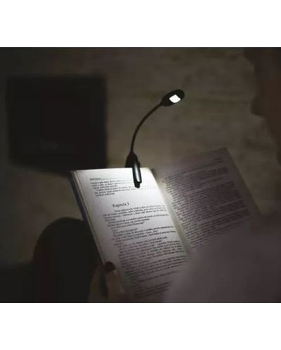 Mala lampa za čitanje Emos - s kopčom, crna - 5
