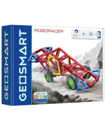 Magnetski konstruktor Smart Games Geosmart - RoboRacer - 1