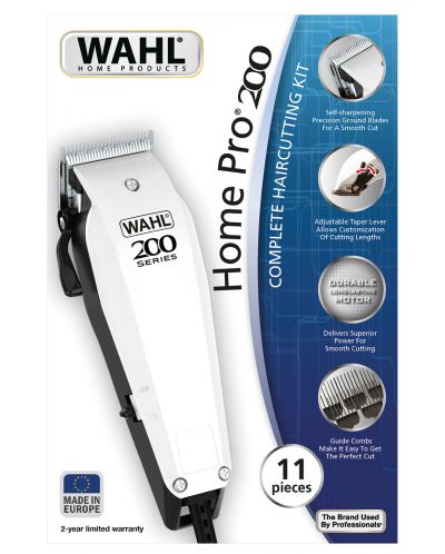 Aparat za šišanje Wahl - Home Pro 200, 1-13 mm, srebrnasti - 2