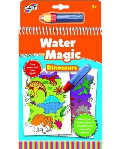 Čarobna knjiga za crtanje vodom Galt – Dinosaurusi - 1