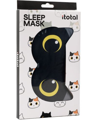 Maska za spavanje I-Total Cats- Crna - 4