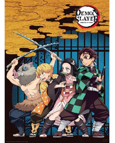 Maxi poster ABYstyle Animation: Demon Slayer - Group - 1