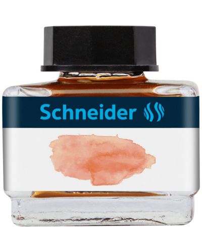 Tinta za nalivpero Schneider - 15 ml, marelica - 1