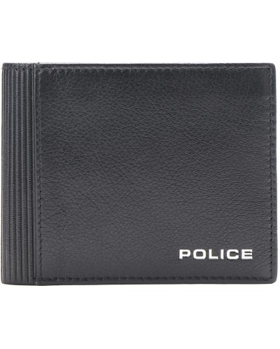 Muški novčanik Police  Xander - S pretincem za kovanice, crni - 1