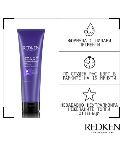 Redken Blondage Maska za kosu, 250 ml - 2