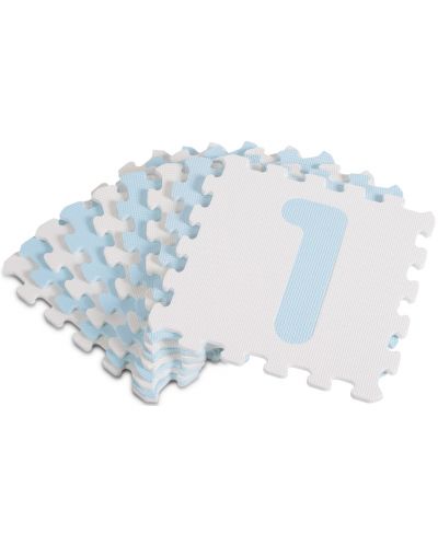 Mekana slagalica za pod Sun Ta - Brojevi, 9 dijelova, plavi - 3
