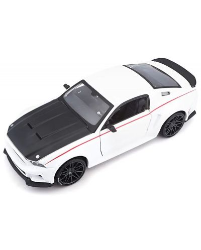 Metalni auto Maisto Special Edition - Ford Mustang Street Racer 2014, bijeli, 1:24 - 10