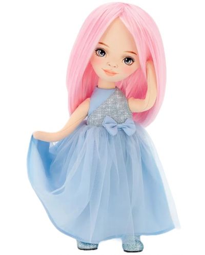 Mekana lutka Orange Toys Sweet Sisters - Billie u satenskoj plavoj haljini, 32 cm - 1