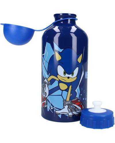 Aluminijska boca Vadobag Let's Eat - Sonic Prime, 500 ml - 2