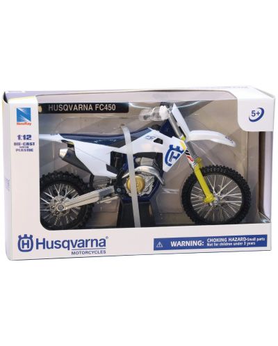 Metalni motor Newray - 2019 Husqvarna FC450, 1:12 - 2