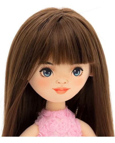 Mekana lutka Orange Toys Sweet Sisters - Sophie u ružičastoj haljini s ružama, 32 cm - 5