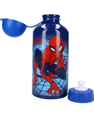 Aluminijska boca Vadobag Let's Eat - Spider-Man, 500 ml - 2