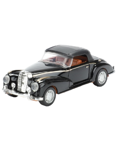 Metalni auto Toi Toys - Classic, kabriolet s krovom, 1:35, crni - 1