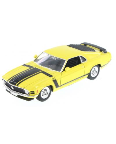 Metalni auto Welly - Ford Mustang Boss, 1:24, žuti - 1
