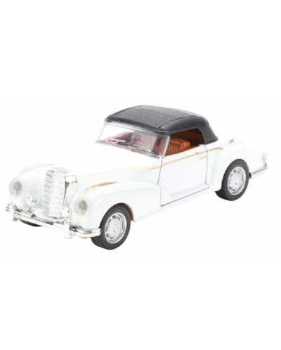 Metalni auto Toi Toys - Classic, kabriolet s krovom, 1:35, bijeli - 1