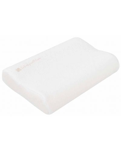 Memory ergonomski ventilirani jastuk KikkaBoo - Airknit, bijeli - 1